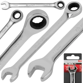 klucz-plasko-oczkowy-z-grzechotka-11mm-polerowany-chromowany-crv-72t