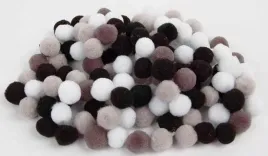 pompony-akrylowe-fandy-10-mm-mix-szare-czarne-120-sztuk