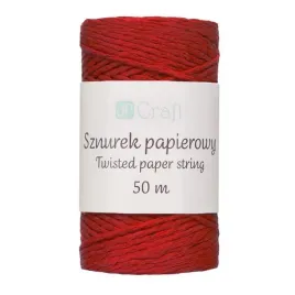 sznurek-papierowy-skrecany-czerwony-50-m-dalprint-dpcraft