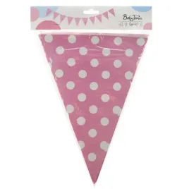 girlanda-papierowa-trojkatna-rozowe-kropki-220-cm-arpex