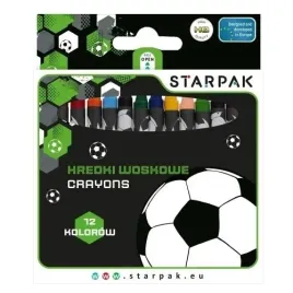 kredki-woskowe-starpak-football-12-kolorow-dla-dzieci-9-cm