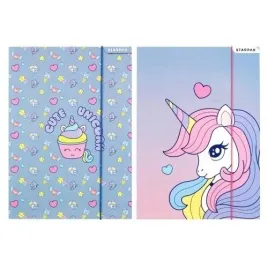 teczka-z-gumka-a4-starpak-unicorn-laminowana-dla-dzieci-mix-wzorow
