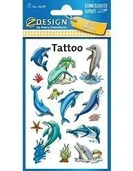 tatuaze-dzieciece-zdesign-w-ksztalcie-delfinow-158x83-mm