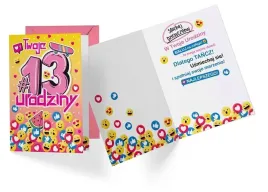kukartka-passion-premium-pr-335-karnet-urodzinowy-13-lat-dla-dziewczynki