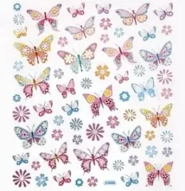 naklejki-dalprint-dpcraft-motyle-i-kwiaty-63-szt-arkusz-dekoracyjny