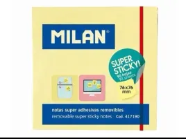 karteczki-samoprzylepne-milan-super-sticky-76x76-mm-zolte-90-szt