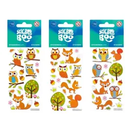 sticker-boo-naklejki-dzieciece-sowy-i-liski-srebrna-obwodka-1-szt
