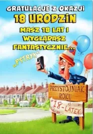 kartka-okolicznosciowa-trend-urodziny-18-b6-z-brokatem-i-lakierem