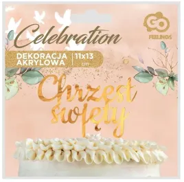 godan-dekoracja-akrylowa-na-tort-chrzest-zlota-1113-cm