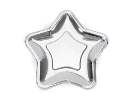 partydeco-talerzyki-papierowe-gwiazdki-srebrne-23-cm-6-szt