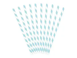 partydeco-slomki-papierowe-blekitne-z-paskami-195-cm-10-szt