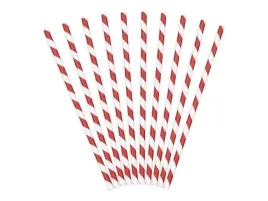 slomki-papierowe-partydeco-czerwone-z-bialymi-paskami-195-cm-10-szt