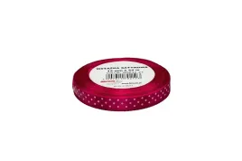 brewis-wstazka-satynowa-w-kropki-12-mm-x-22-mciemnorozowa