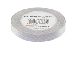 brewis-wstazka-satynowa-w-kropki-12-mm-x-22-m-srebrna
