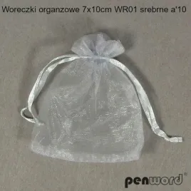 penword-woreczki-organza-srebrne-7x10-cm-10-szt