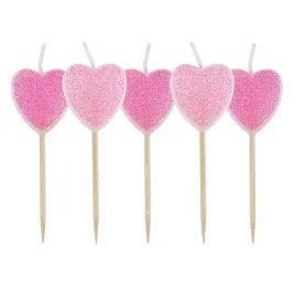 area-zestaw-5-swieczek-serc-na-piku-rozowe-z-brokatem-25x23-cm