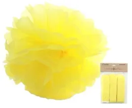 penword-papierowy-pompon-zolty-25-cm-3-szt-dekoracja-imprezowa