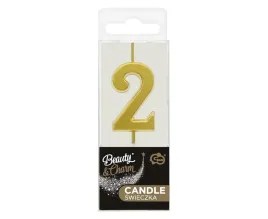 swieczka-piker-godan-beautyandcharm-cyfra-2-metaliczna-zlota-95-cm