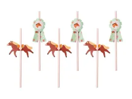 partydeco-slomki-papierowe-z-nakladkami-konie-195-cm-6-szt
