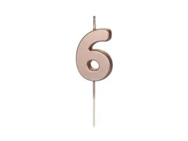 partydeco-swieczka-urodzinowa-cyfra-6-rozowe-zloto-na-patyczku-45cm
