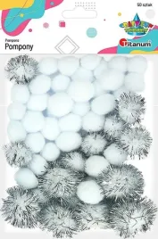 titanum-pompony-poliestrowe-i-brokatowe-biale-50-szt