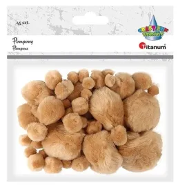 titanum-pompony-akrylowe-bezowe-mix-rozmiarow-45-szt