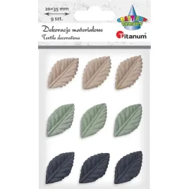 titanum-liscie-tloczone-3d-na-piance-20x35-mm-mix-9-szt