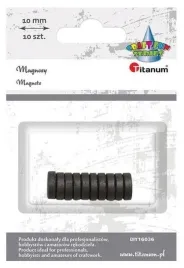 titanum-magnesy-okragle-czarne-10-mm-10-szt-blister