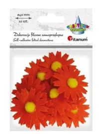 titanum-filcowe-dekoracje-3d-kwiaty-samoprzylepne-40-mm-pomaranczowe-10szt
