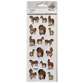 titanum-naklejki-wypukle-miekkie-konie-kreskowkowe-18-szt
