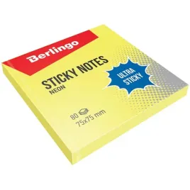 berlingo-bloczek-samoprzylepny-ultra-lepki-75x75-mm-neon-zolty-80-kartek