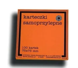 ziemia-obiecana-karteczki-samoprzylepne-fluo-75x75-mm-100-kartek-pomarancz