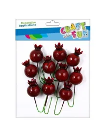 craft-with-fun-dzika-roza-na-druciku-18-cm-10-szt-czerwone-dekoracje