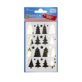 zdesign-naklejki-foliowe-zlote-choinki-i-gwiazdki-blister