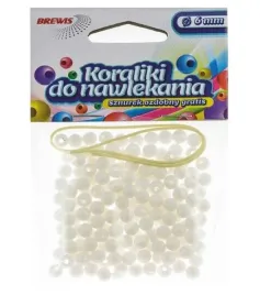 brewis-koraliki-do-nawlekania-6-mm-biale-sznurek-16-g