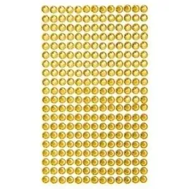 dalprint-dpcraft-krysztalki-samoprzylepne-6-mm-260-szt-zolte