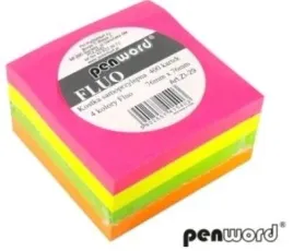 penword-kostka-samoprzylepna-fluo-400-kartek-4-kolory-76x76-mm