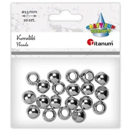 titanum-koraliki-plastikowe-13-mm-srebrne-20-szt-do-nawlekania