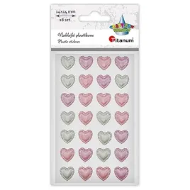 titanum-naklejki-plastikowe-serca-1414-mm-28-szt-mix-bialy-roz-liliowy