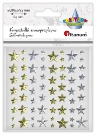 titanum-krysztalki-samoprzylepne-gwiazdki-mix-64-szt-zlote-srebrne