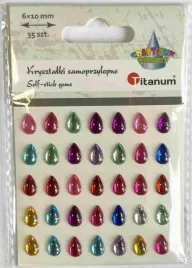 titanum-krysztalki-samoprzylepne-lezki-6x10-mm-mix-35-szt