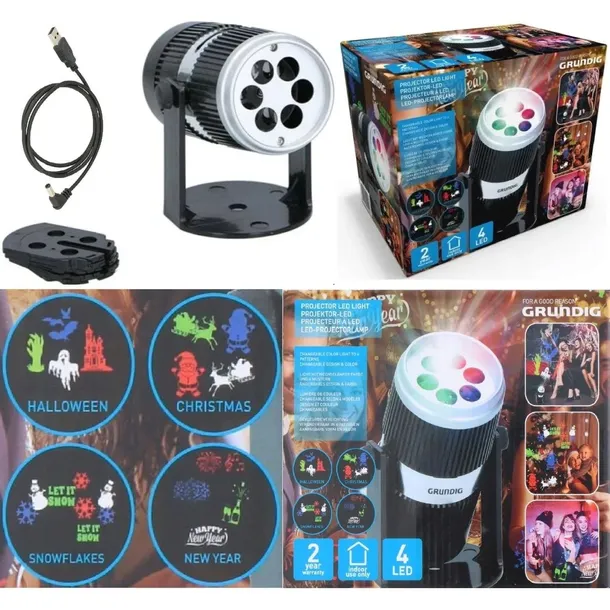 projektor-led-light-grundig-stan-nowy-moc-2-w
