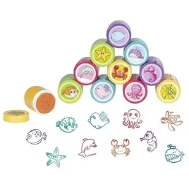 goki-pieczatka-z-tuszem-motywy-morskie-mix-2523-mm