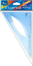 ekierka-prostokatna-tetis-19-cm-przezroczysta-niebieska