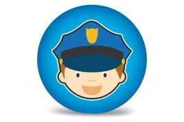 pilka-pvc-23-cm-z-motywem-policjanta-artyk-waga-90-g-od-3-lat