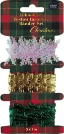 interdruk-zestaw-tasiemek-shapes-christmas-3x1-m