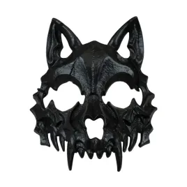 maska-wilkolaka-czaszka-czarna-plastikowa-na-gumce-arpex-20x17-cm