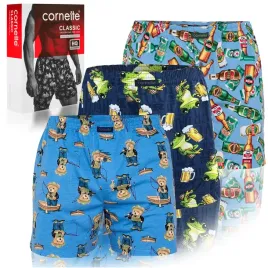 cornette-bokserki-meskie-3-sztuki-luzne-niebieskie-bawelniane-classic-xl