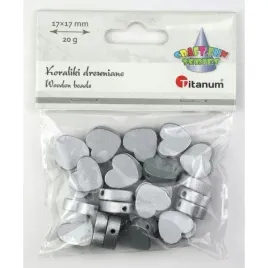 titanum-koraliki-drewniane-serca-plaskie-srebrne-17x17-mm-20-g
