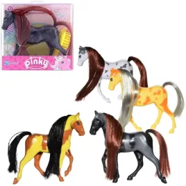 trifox-figurka-konika-z-dluga-grzywa-i-szczotka-mix-kolorow
